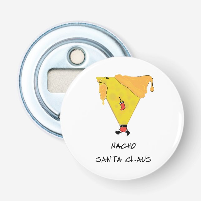 Nacho Santa Claus Flaschenöffner (Vorderseite)