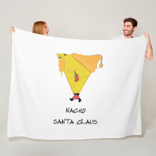 Nacho Santa Claus Fleecedecke