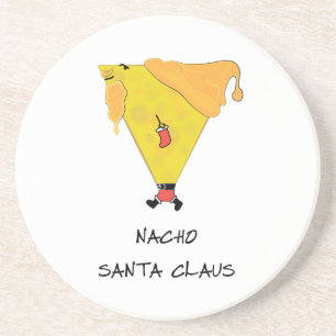Nacho Santa Claus Getränkeuntersetzer