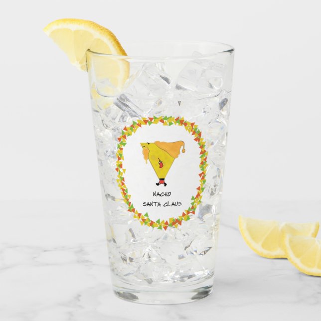 Nacho Santa Claus Glas (Vorderseite Ice)