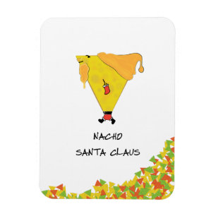 Nacho Santa mit Chips Magnet