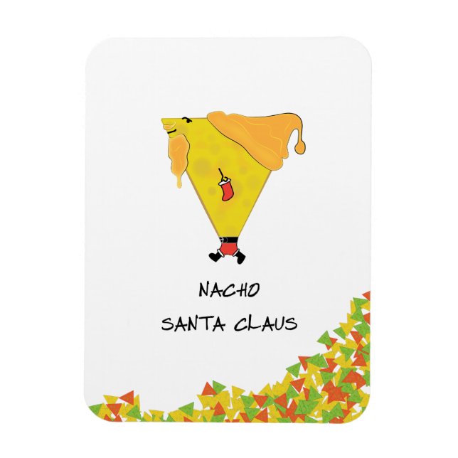 Nacho Santa mit Chips Magnet (Vertikal)
