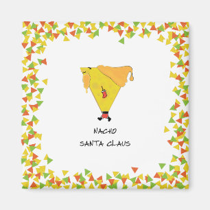 Nacho Santa mit Chips Magnet