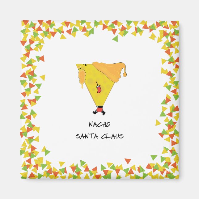 Nacho Santa mit Chips Magnet (Vorne)