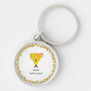 Nacho Santa mit Chips Schlüsselanhänger