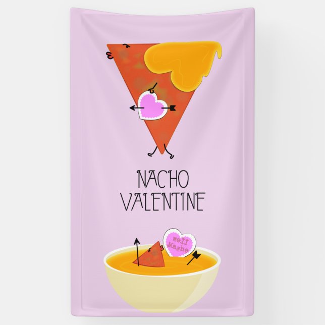 Nacho Valentinstag Banner (Vertikal)