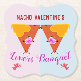 Nacho Valentinstag Event Untersetzer