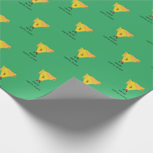 Nacho Weihnachtsmann Geschenkpapier