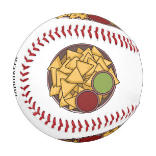 Nachos-Cartoon-Abbildung Baseball