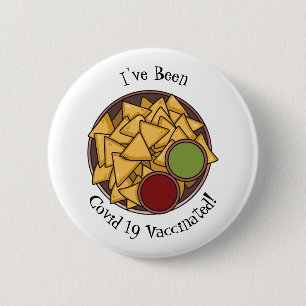 Nachos-Cartoon-Abbildung Button