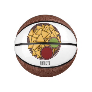 Nachos-Cartoon-Abbildung Mini Basketball