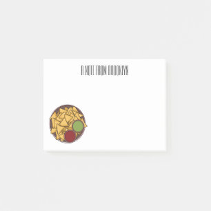 Nachos-Cartoon-Abbildung Post-it Klebezettel