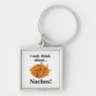 Nachos Food ich denke nur an Nachos Schlüsselanhänger
