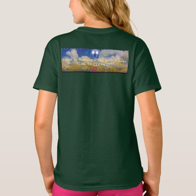 Nachricht aus der Erde T-Shirt (Rückseite)
