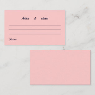 Nachricht für die einfache Hochzeitkarte Begleitkarte