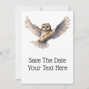 Nachricht "Owl Delivering" - Save the Date