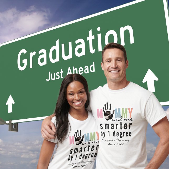 Nachricht vom Ultraschall-Vater-Abschluss Bump T-Shirt (Message from the Bump Ultrasound Mom Graduation Class of 2024 Funny Pregnancy Announcement Design)