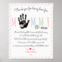 Nachricht von der ultrasound Baby Shower Signatur