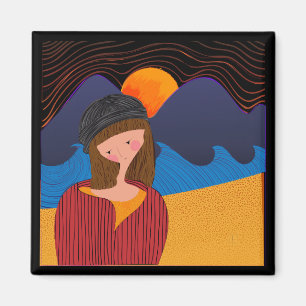 Nachrichten für Frauen Magnet