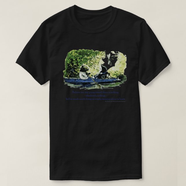 Nachrichten in Boats T-Shirt (Design vorne)