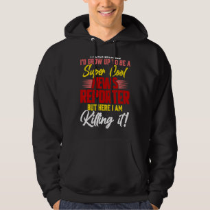 Nachrichtenreporter Broadcaster Hoodie