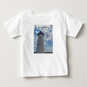 Nachschlagen des Leuchtturms Manistee Baby T-shirt