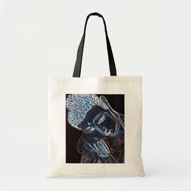 Nachsinnen über von Buddha-Tasche Tragetasche (Vorne)