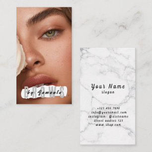 Nachsorge für Augenbrauen PMU Microblading Henna S Visitenkarte
