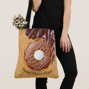 Nachspeise, Donut Choco-Glasur, geschmolzene Schok