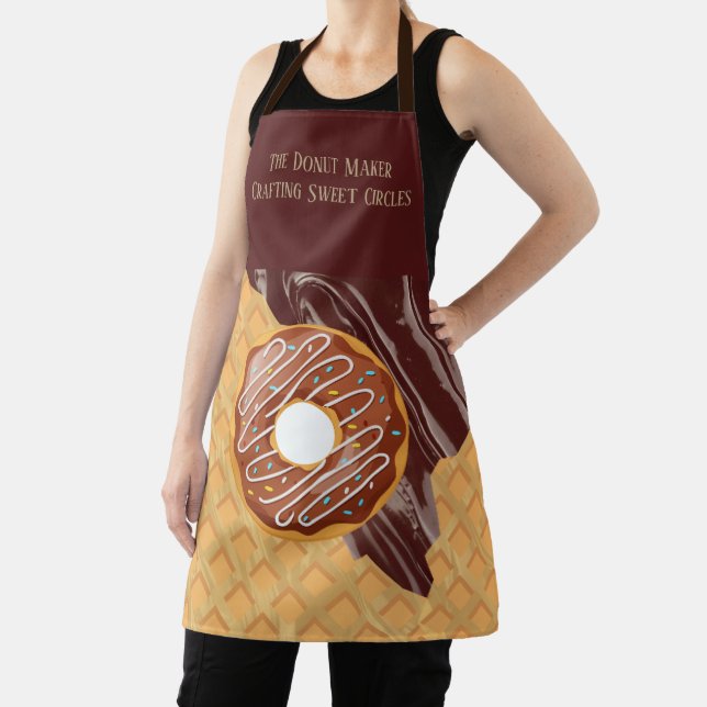 Nachspeise, Donut Choco-Glasur, geschmolzene Schok Schürze (InSitu)