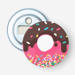 Nachspeise, Regenbogen-Sprinkle-Donut, Doughnut Flaschenöffner