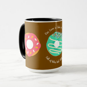Nachspeise, Süße Donuts, Donuts, Süß,modern Tasse