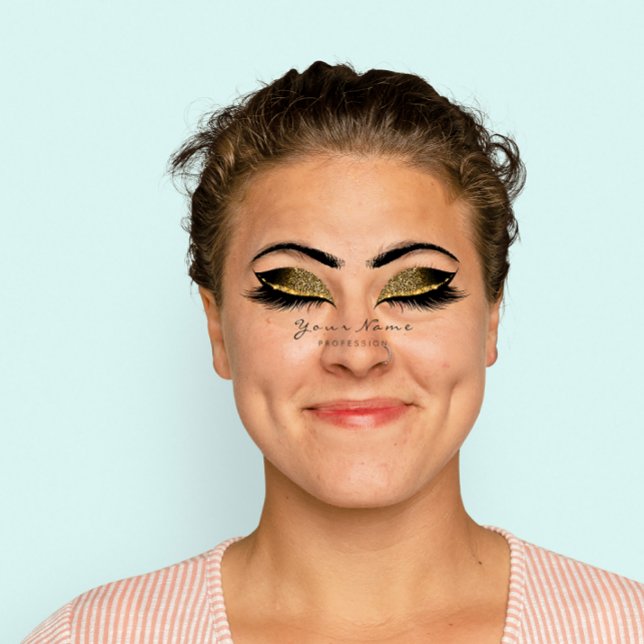 Nächste Ernennung Lash Extention Glitzer Beauty Terminkarte (Next Appointment Lash Extention Glitter Beauty)