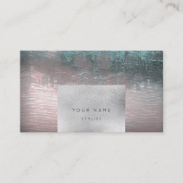 Nächste Ernennung Rose Gold Abstrakte Ozeanmalerei Terminkarte