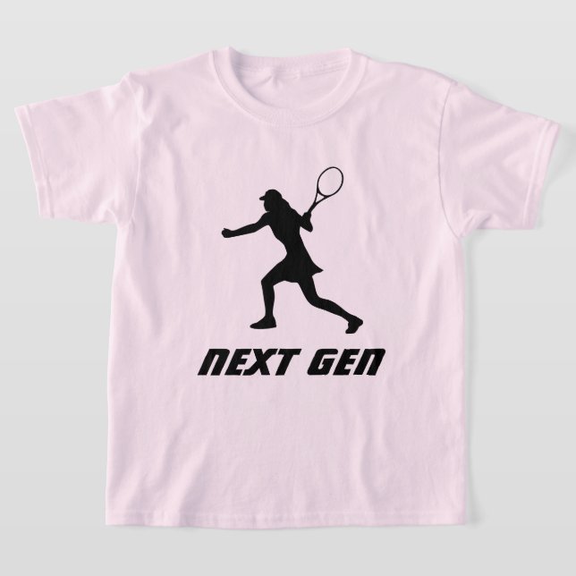 Nächste Generation Tennisspieler im Shirt (Ablage )
