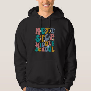 Nächste Haltestelle Mittelschule Groovy Grundschul Hoodie