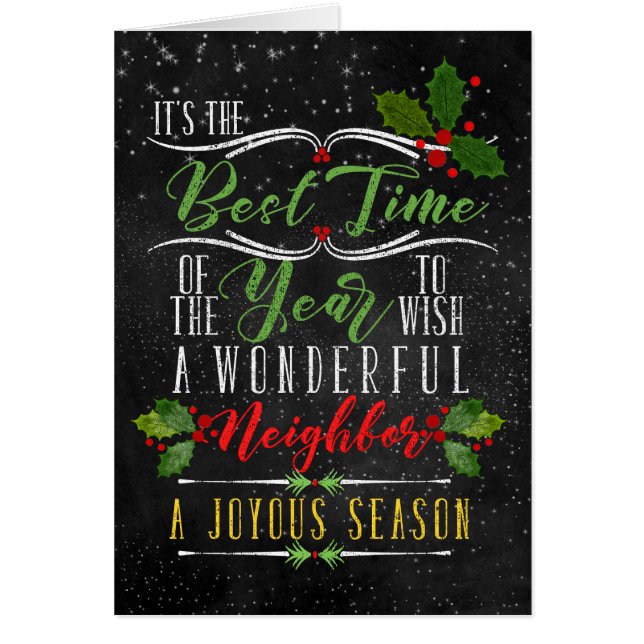 Nächste Weihnachtsfeiertage (Vorne)