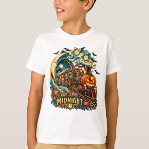 Nächster Halt Mitternachts-Kürbiszug T-Shirt