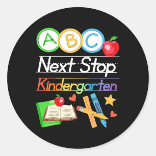 Nächster Kindergarten Kindergarten Abschluss 2025 Runder Aufkleber