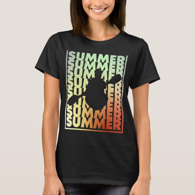 Nächster Sommer - Designs 4 T-Shirt (Vorderseite)