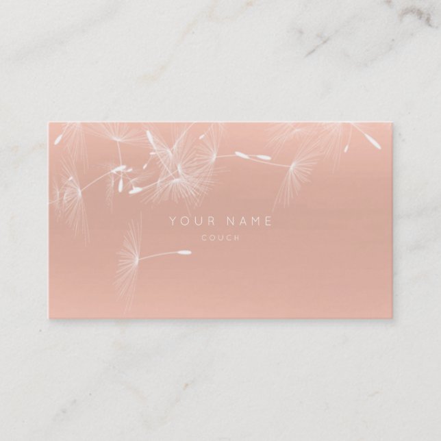 Nächster Termin Card Dandelion Ombre Skinny Blush (Vorderseite)