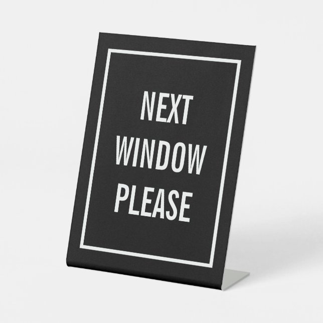 Nächstes Fenster bitte Sockelschild (Vorderseite)