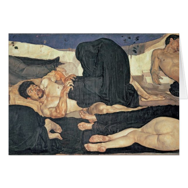 Nacht, 1890 (Öl auf Leinwand) (Vorderseite (Horizontal))