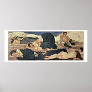 Nacht, 1890 (Öl auf Leinwand) Poster