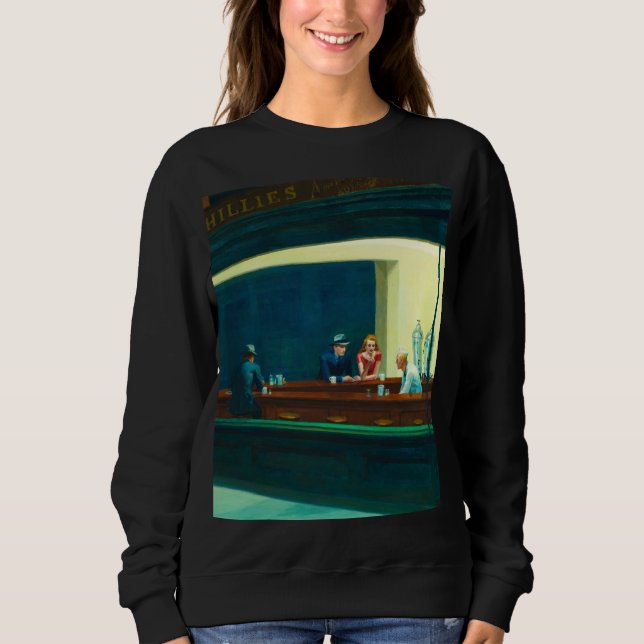 Nacht, 1942 von Edward Hopper Sweatshirt (Vorderseite)