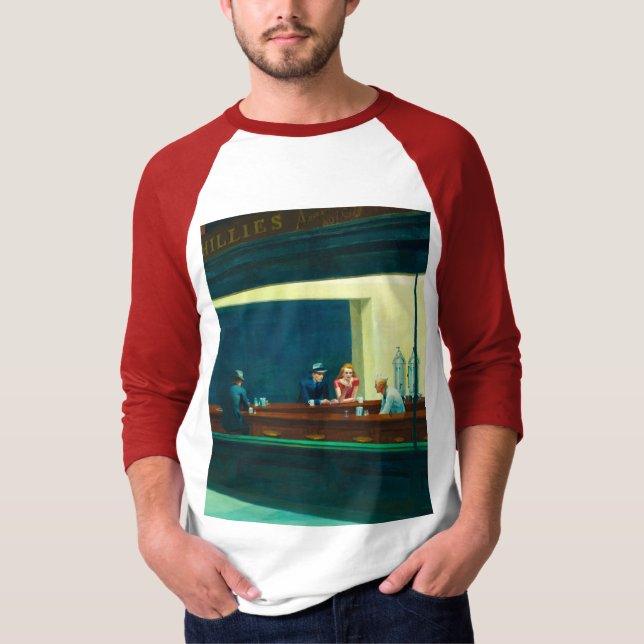 Nacht, 1942 von Edward Hopper T-Shirt (Vorderseite)