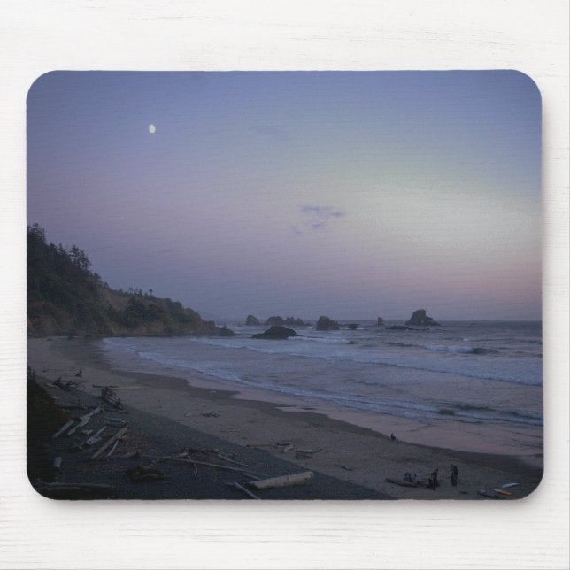 Nacht am indischen Strand Mousepad (Vorne)
