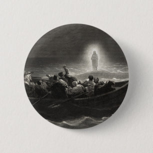 "Nacht am See Genezareth" Knopf Button