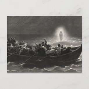 "Nacht am See Genezareth" Postkarte