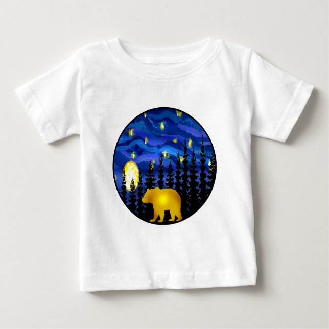 Nacht Baby T-shirt (Vorderseite)
